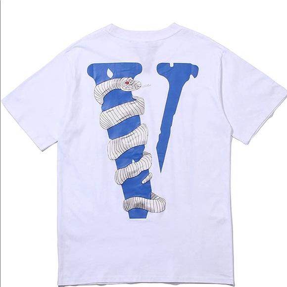 Vlone shirt white and blue - Picture 2 of 2